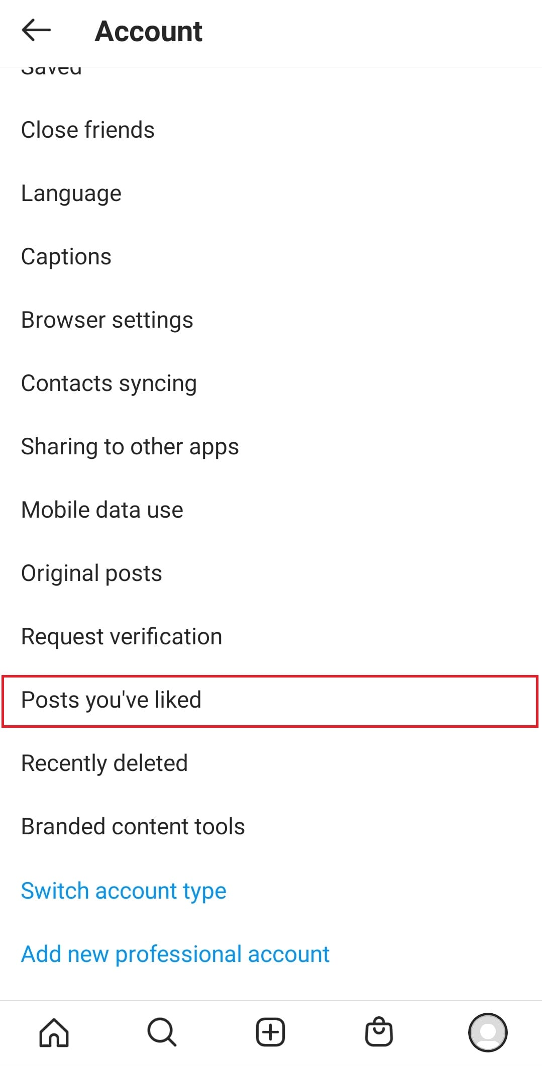 How to Check All the Posts We've Liked on Instagram