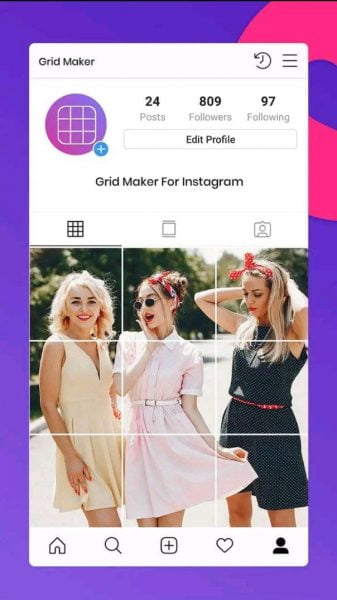 how to make a grid post on instagram
