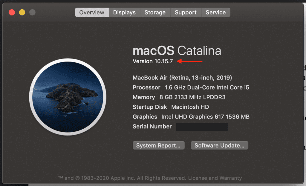 latest mac os update