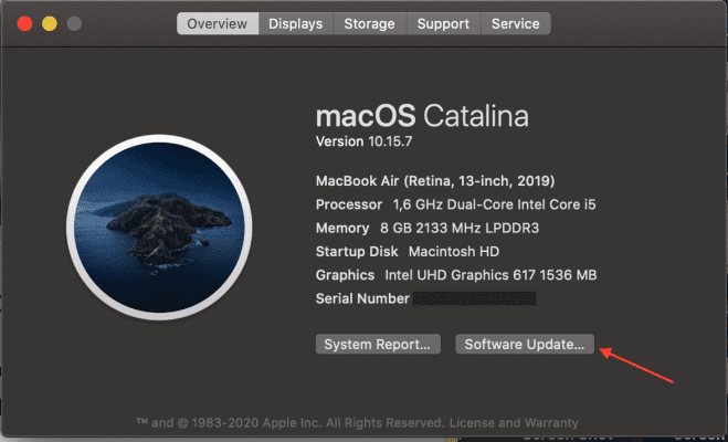 how to update mac from 10.13 to 10.15