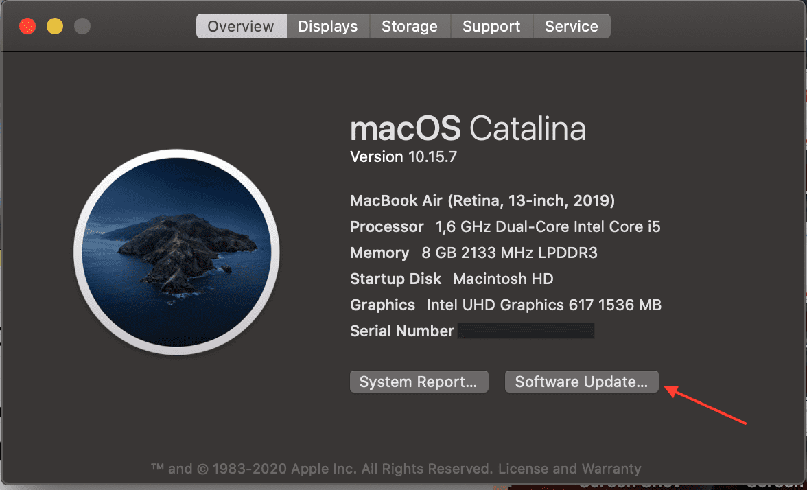 check for mac updates