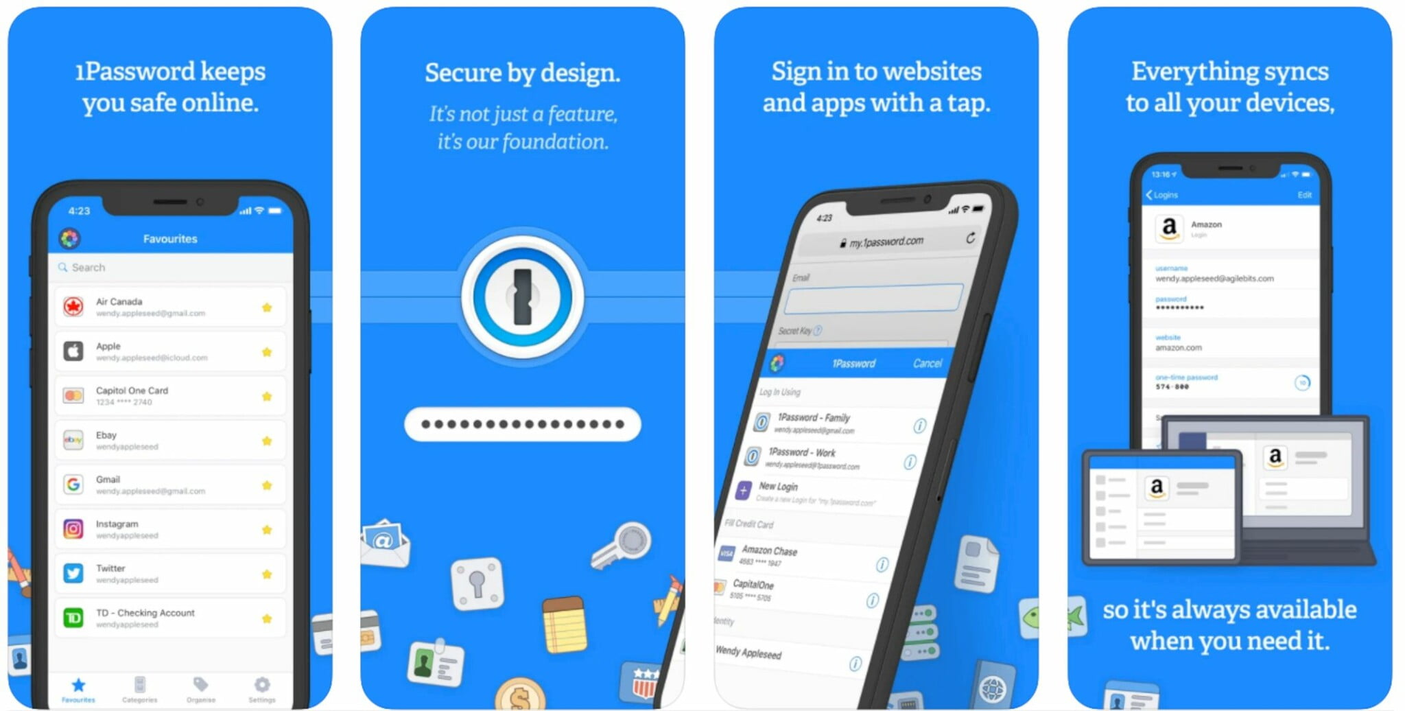 syncing 1password families with mobile app