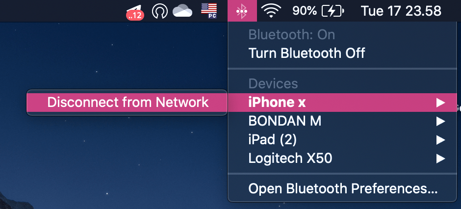 How to Disconnect Bluetooth Pairing Between iPhone and Mac/MacBook