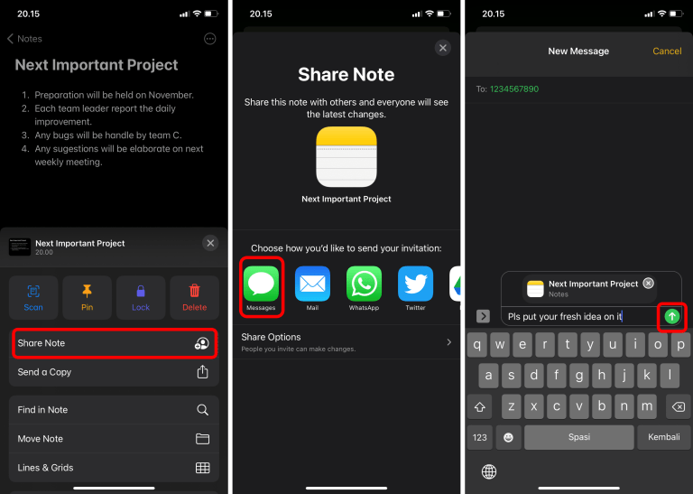 How to Collaborate on Notes in iOS