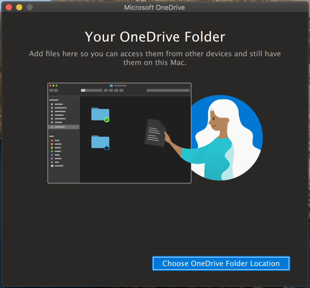 access onedrive on mac