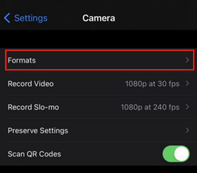 How to Take a JPEG Format Image in iPhone