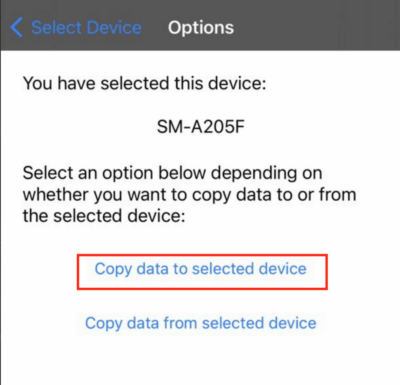 How to Transfer Data from iOS to Android Phone using Copy My Data