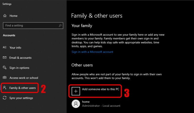 How to Create a Local User in Windows 10