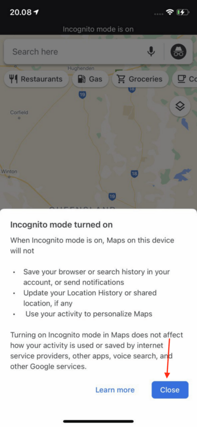 How to Turn On Google Maps Incognito Mode on iPhone