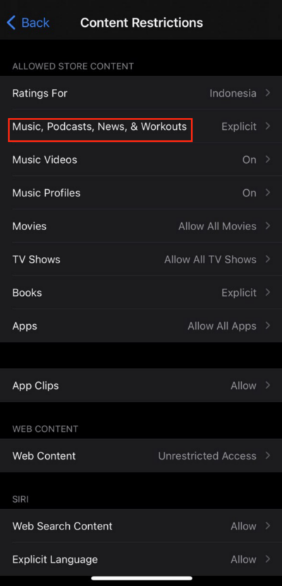 How to Disable Apple Music Explicit Content in iPhone