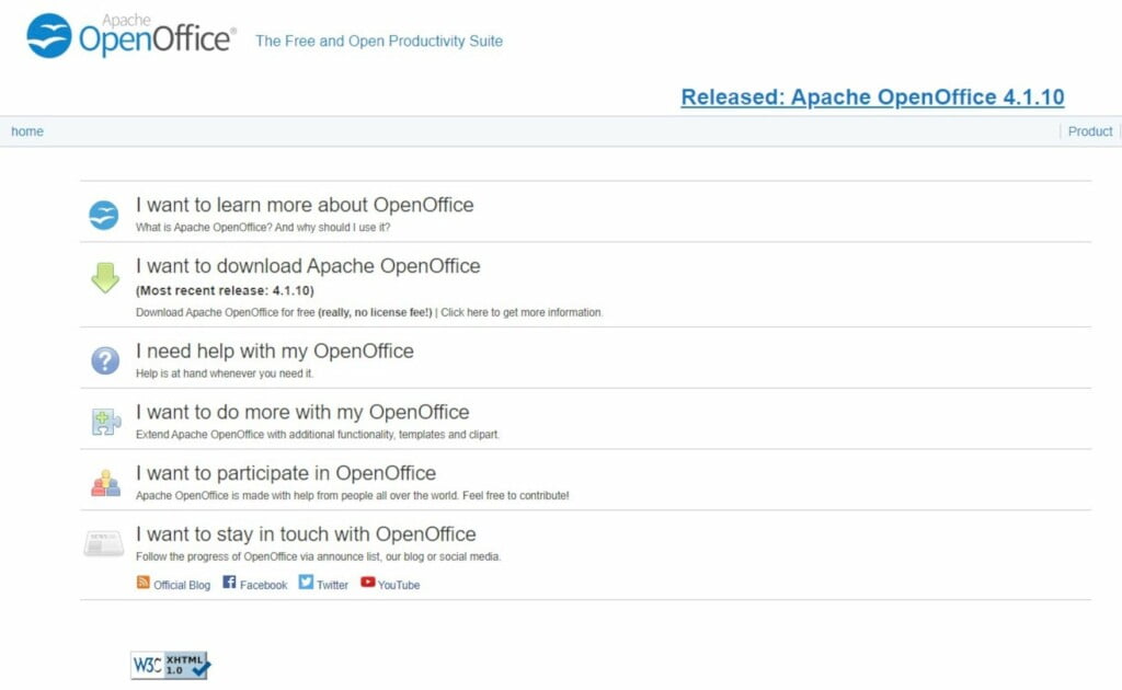 Apache OpenOffice 1