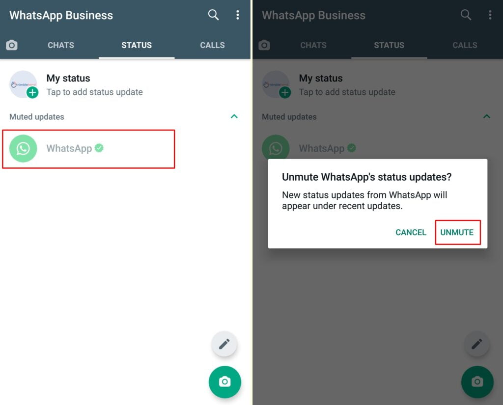 How to Mute or Unmute a Contact's WhatsApp Status on Android