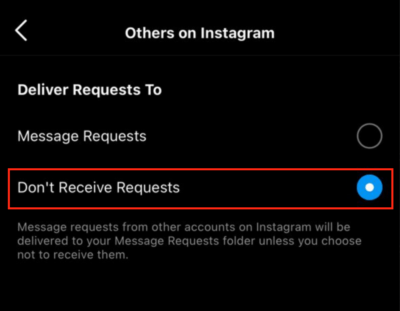 How to Enable or Disable Message Request on Instagram