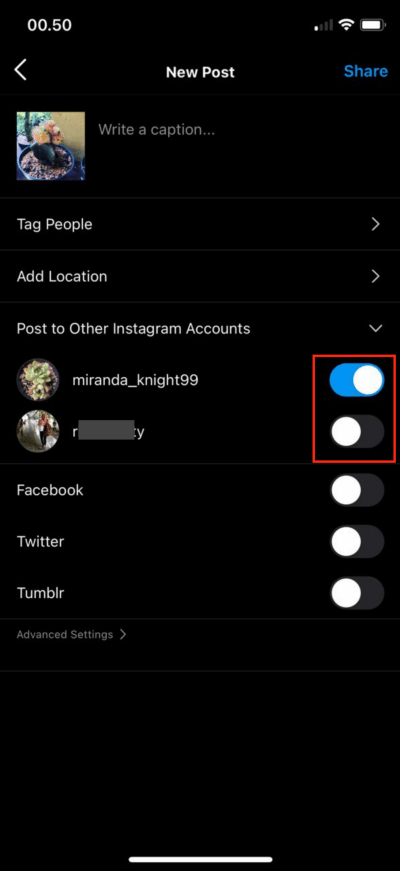 How to Post to Multiple Instagram Accounts at Once using iPhone