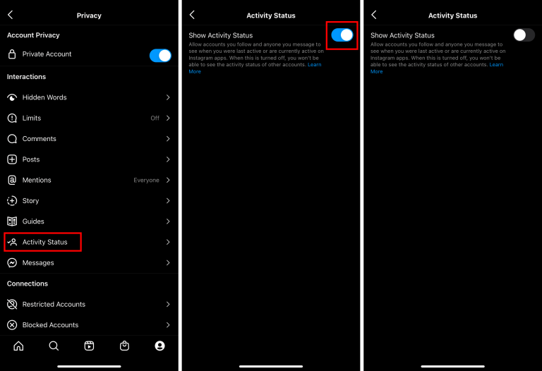 How to Hide Instagram Activity Status on iPhone