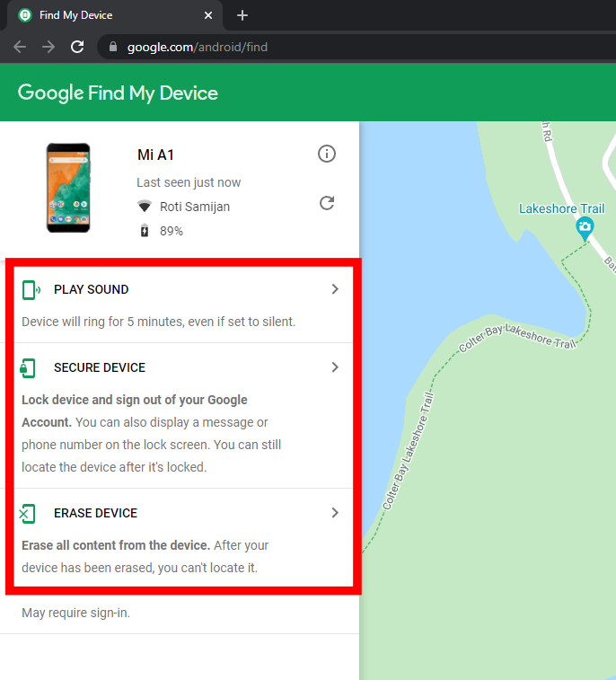 How to Find, Lock, and Erase Lost Android Phone using Browser