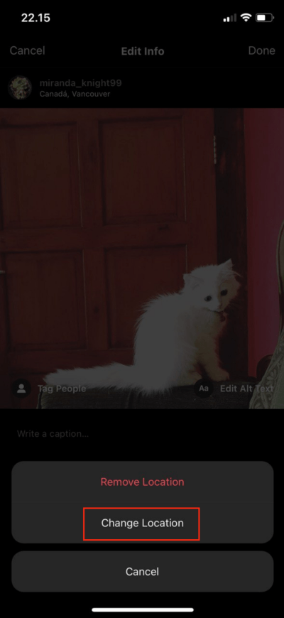 How to Change Instagram Post Location on iPhone and Android Phone