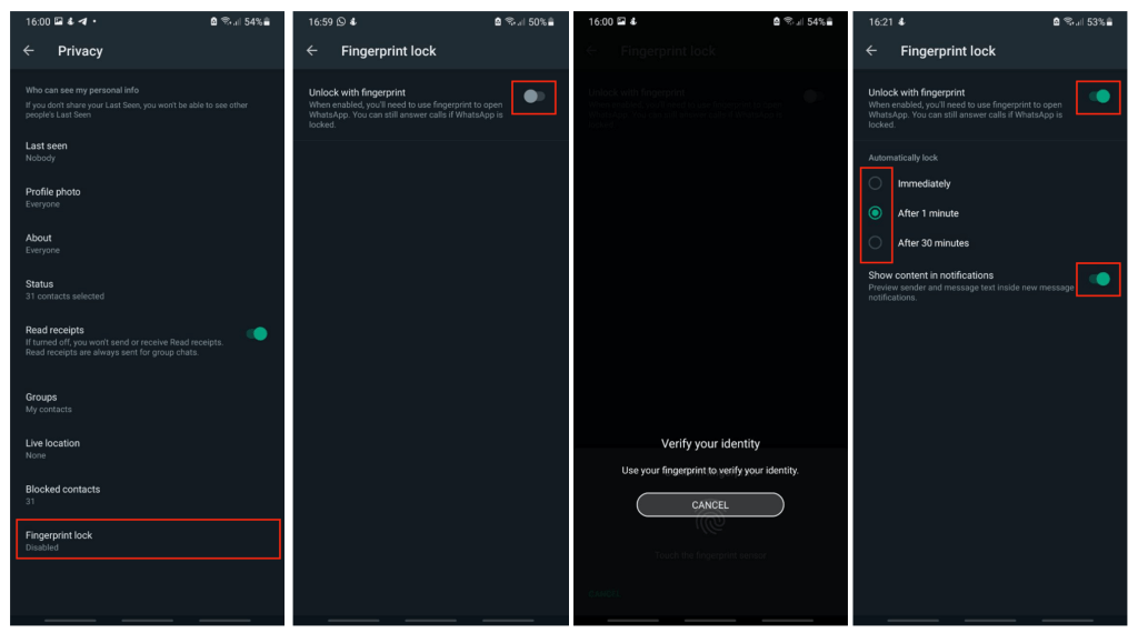 How to Enabled or Disable Fingerprint Lock on iPhone and Android Phone 1