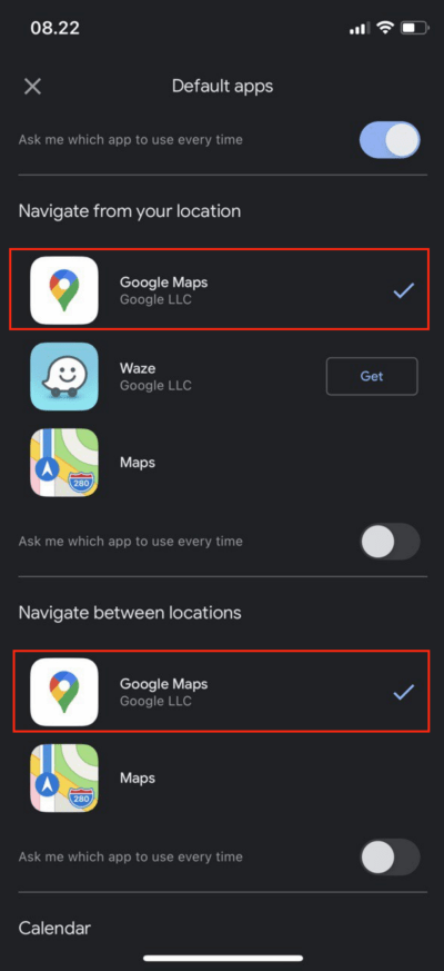 How to Set Google Maps as Default Maps on iPhone or iPad