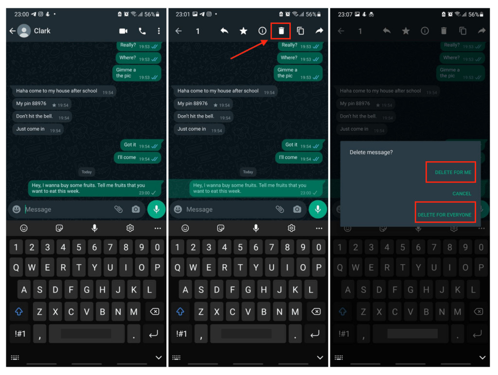 How to Unsend or Delete Messages on WhatsApp