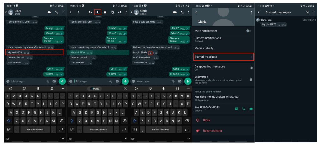 What is Starred Message and How to Use it on WhatsApp 1