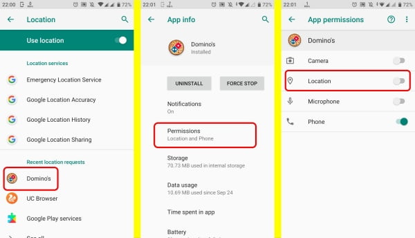 How to Enable or Disable Location Service for Apps on Android Phone