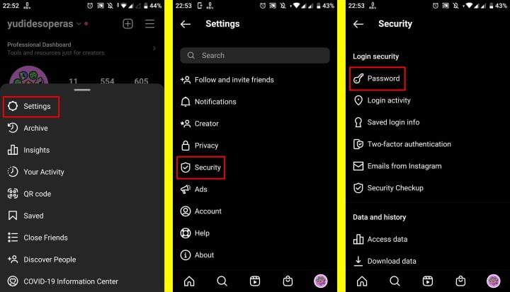 How to Change Your Instagram Password on Android