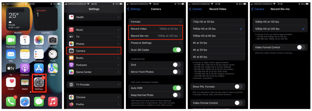 How to Change the Default Camera App Settings on iPhone 1