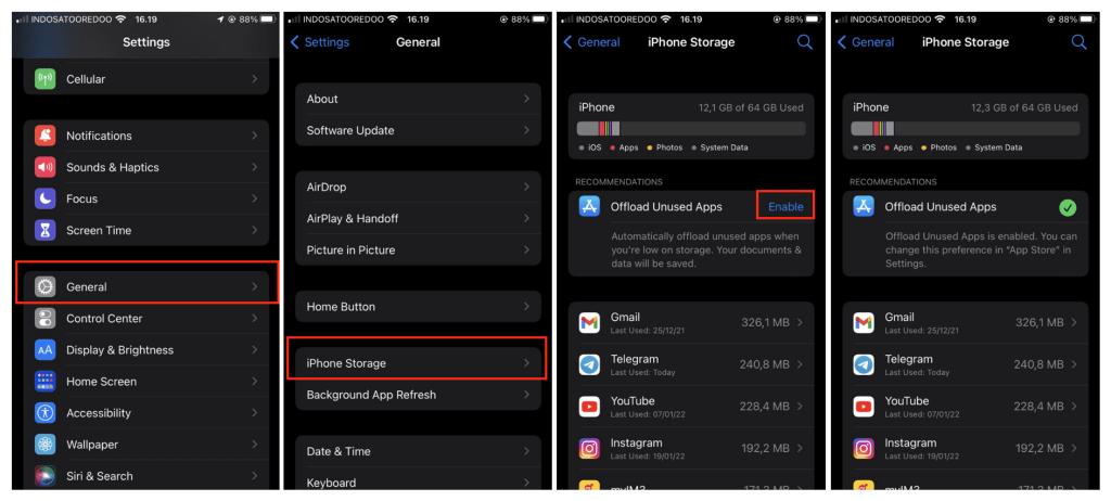 How to Enable or Disable Offload Unused Apps on iPhone or iPad