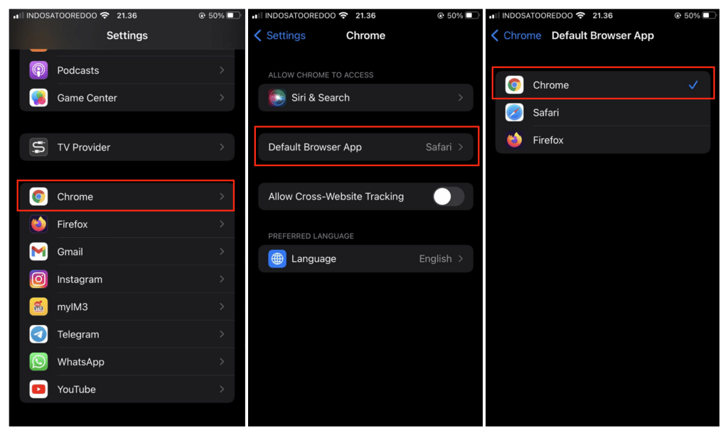 How to Set Google Chrome as Your iPhone or iPad Default Browser