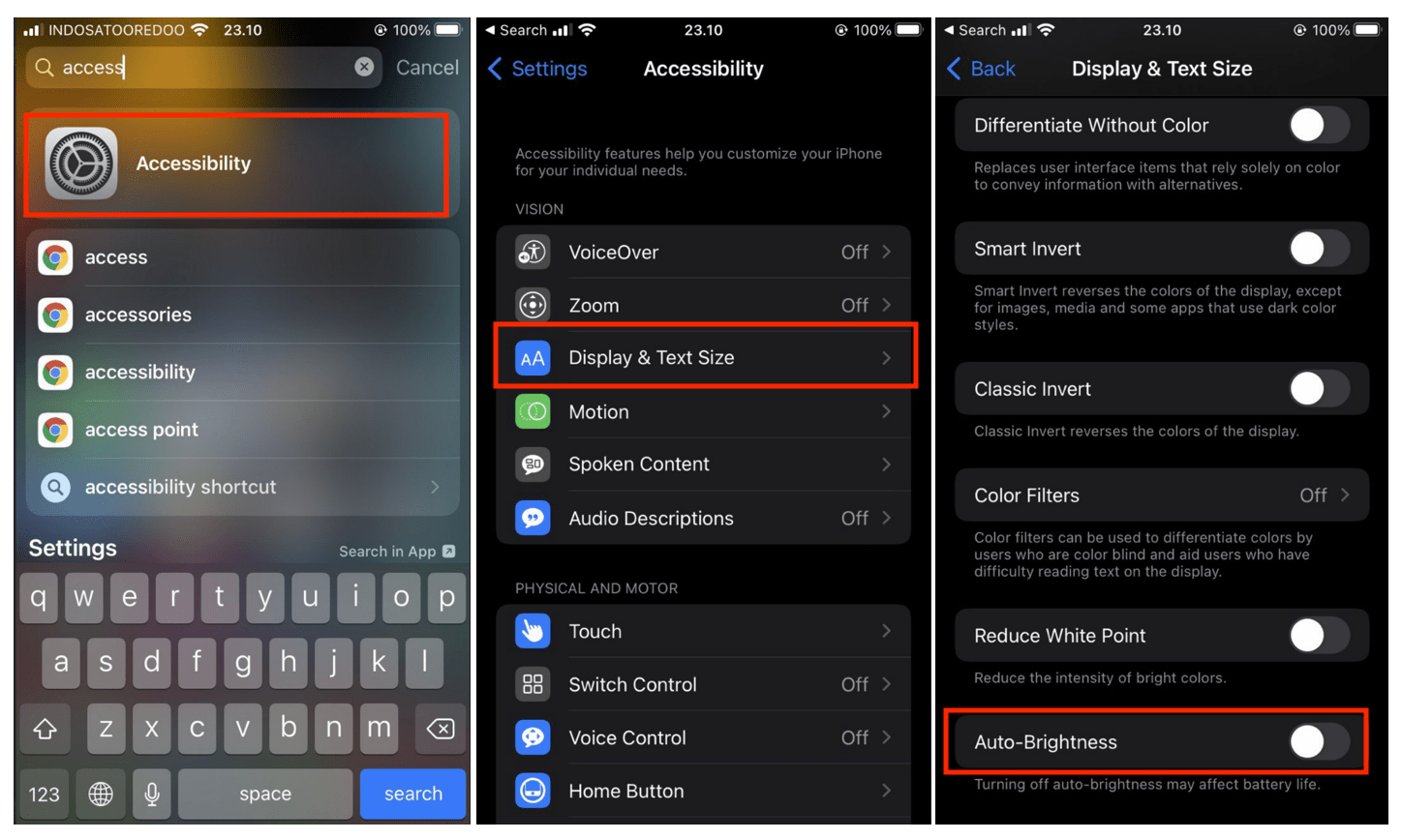 How to Turn On or Off Auto-Brightness on iPhone