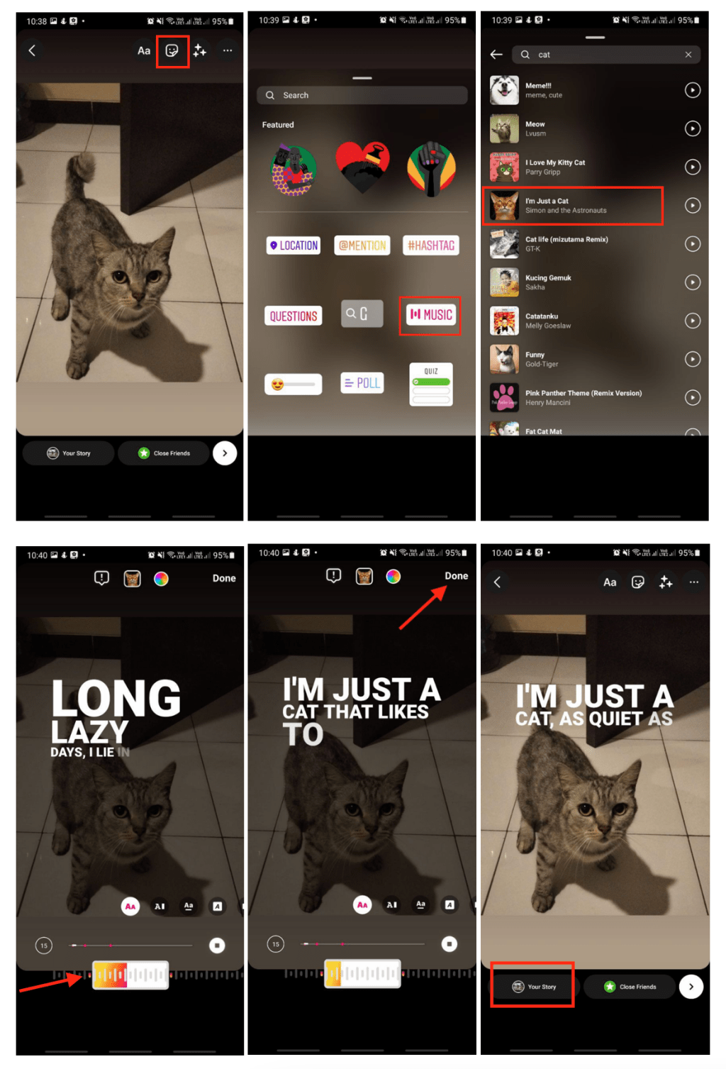 How To Add Lyrics To Instagram Stories Using Android Phones