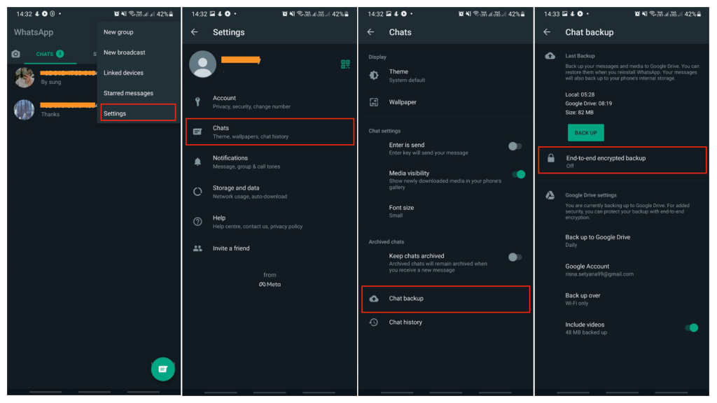 How to Enable End to End Encrypted Chat Backups in WhatsApp on iOS and Android