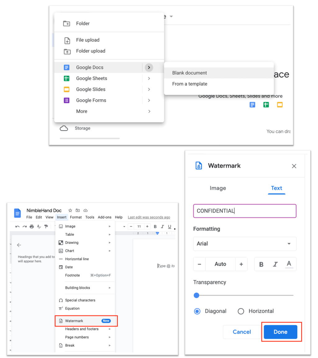 How to Insert Watermark at Your Google Docs File