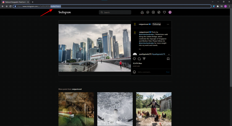 How To View Original Full-Size Pictures & Profile Photos In Instagram Using PC