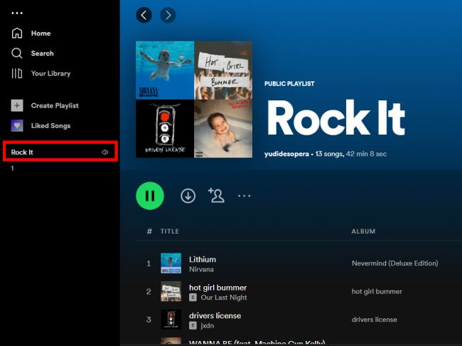 How To Change A Playlist Thumbnail In Spotify via Desktop Application