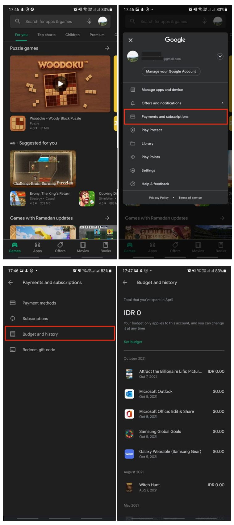 How to See Your Purchase History in Google Play