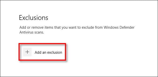 How to Configure Exceptions in Windows Defender