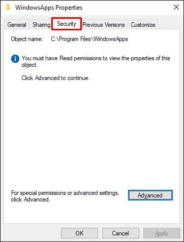 How To Open The WindowsApps Folder