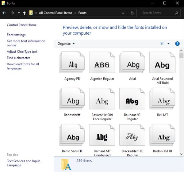 How to Install Fonts That You Downloaded on Windows 10