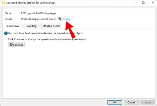 How To Open The WindowsApps Folder