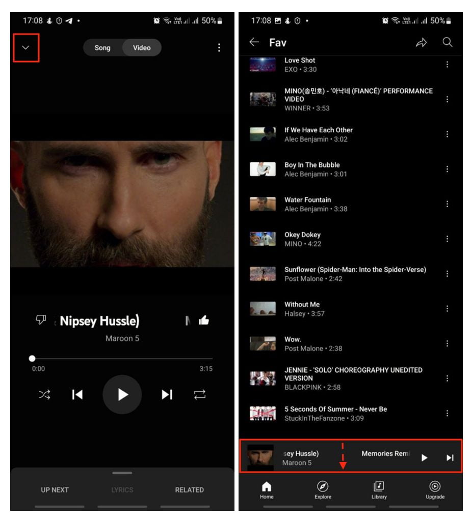 How to Clear the Queue in YouTube Music from Android