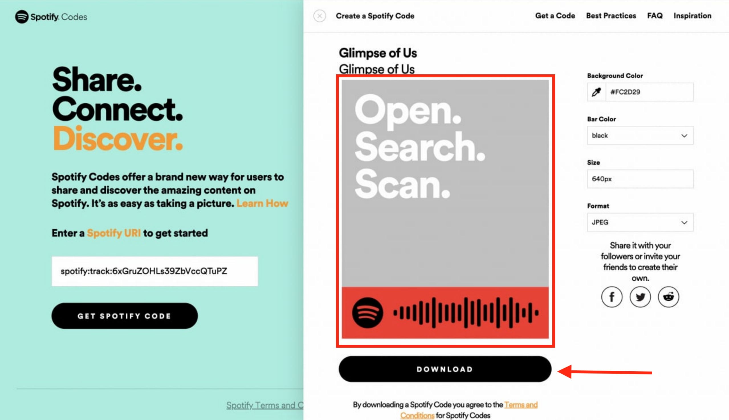 How to Make Spotify Sticker Codes on Desktop App and Website 2