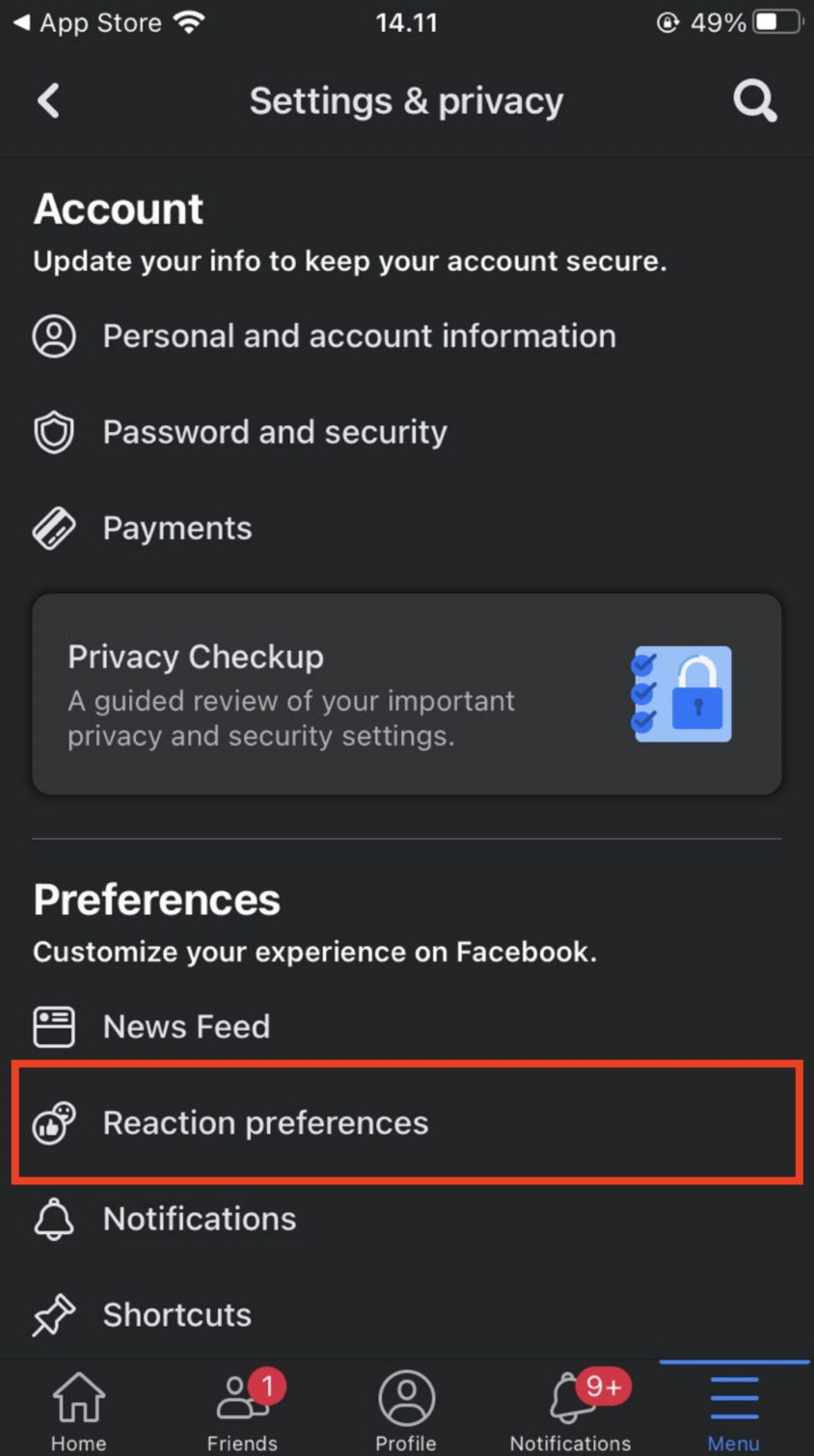 How to Hide Likes on Facebook Account in iPhone