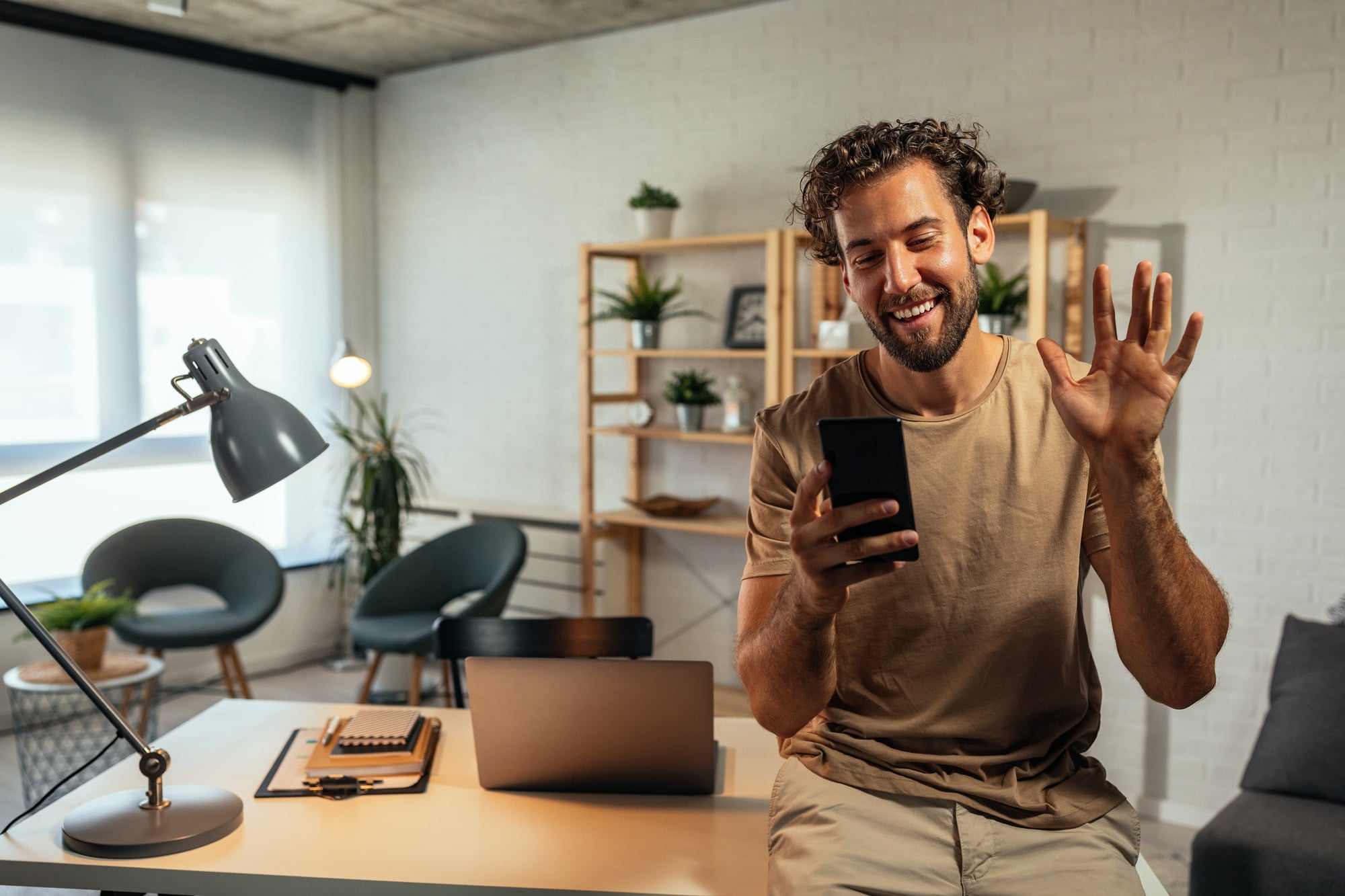 Video call during work time