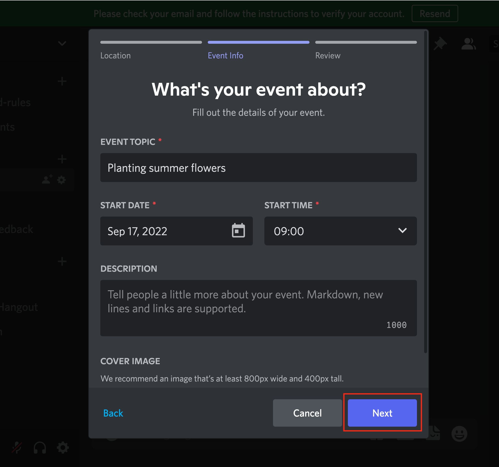 How to Make Discord Events