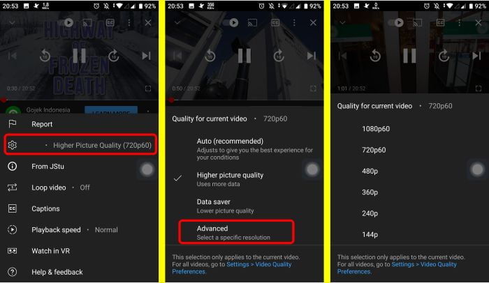 How To Change YouTube Video Quality Permanently From Android