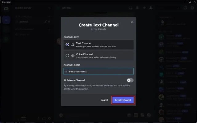 How to Make a Discord Channel Permission to Read Only from Desktop