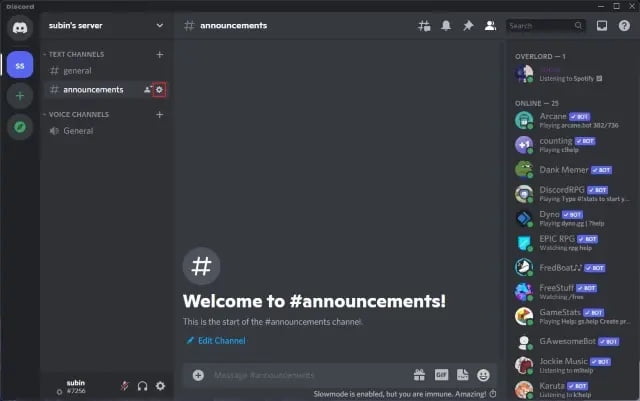 How to Make a Discord Channel Permission to Read Only from Desktop