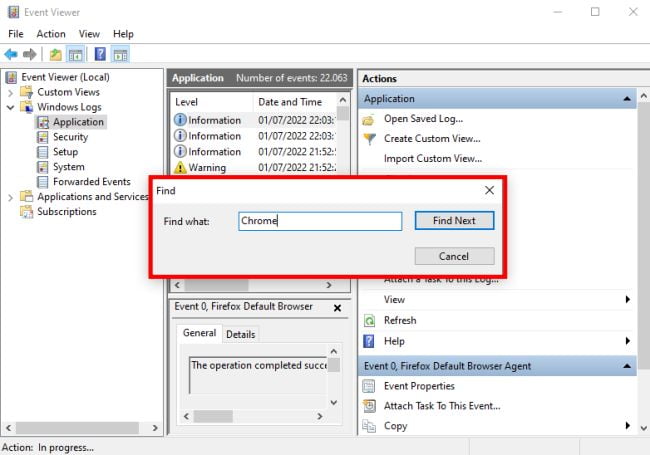 How to Use Event Viewer App in Windows 10